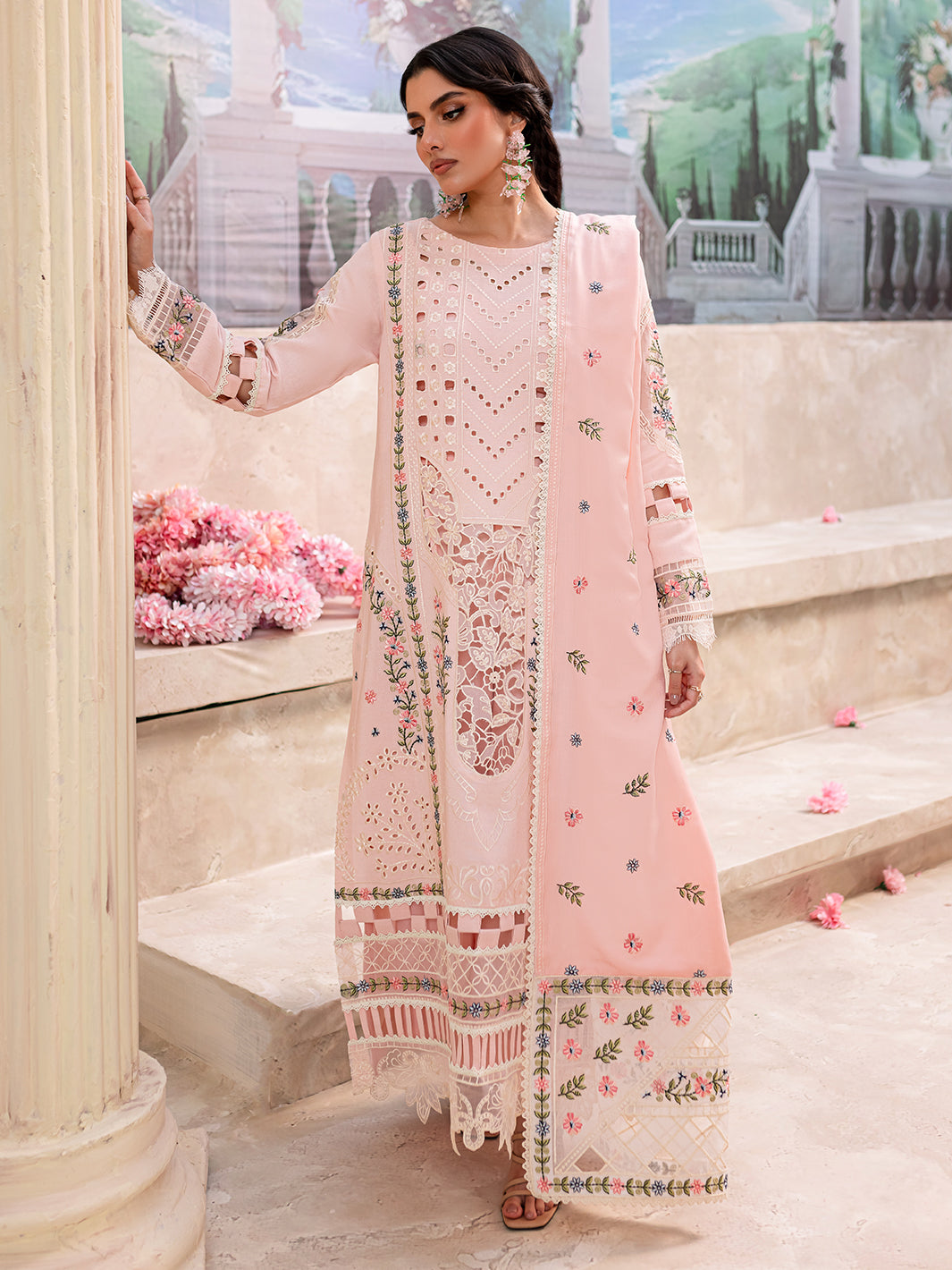 ISABELLA | 3 PC KARANDI Embroidered Suit