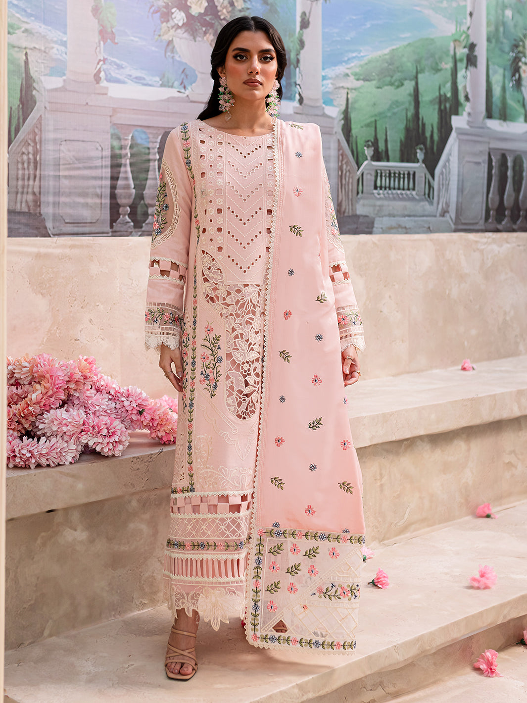 ISABELLA | 3 PC KARANDI Embroidered Suit