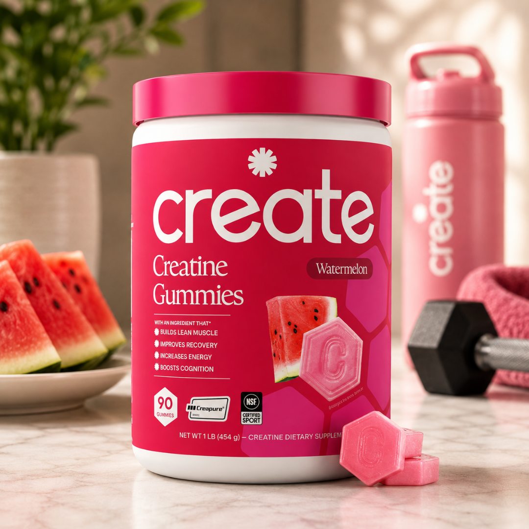 Create Creatine Monohydrate Gummies – Watermelon (90 Count)