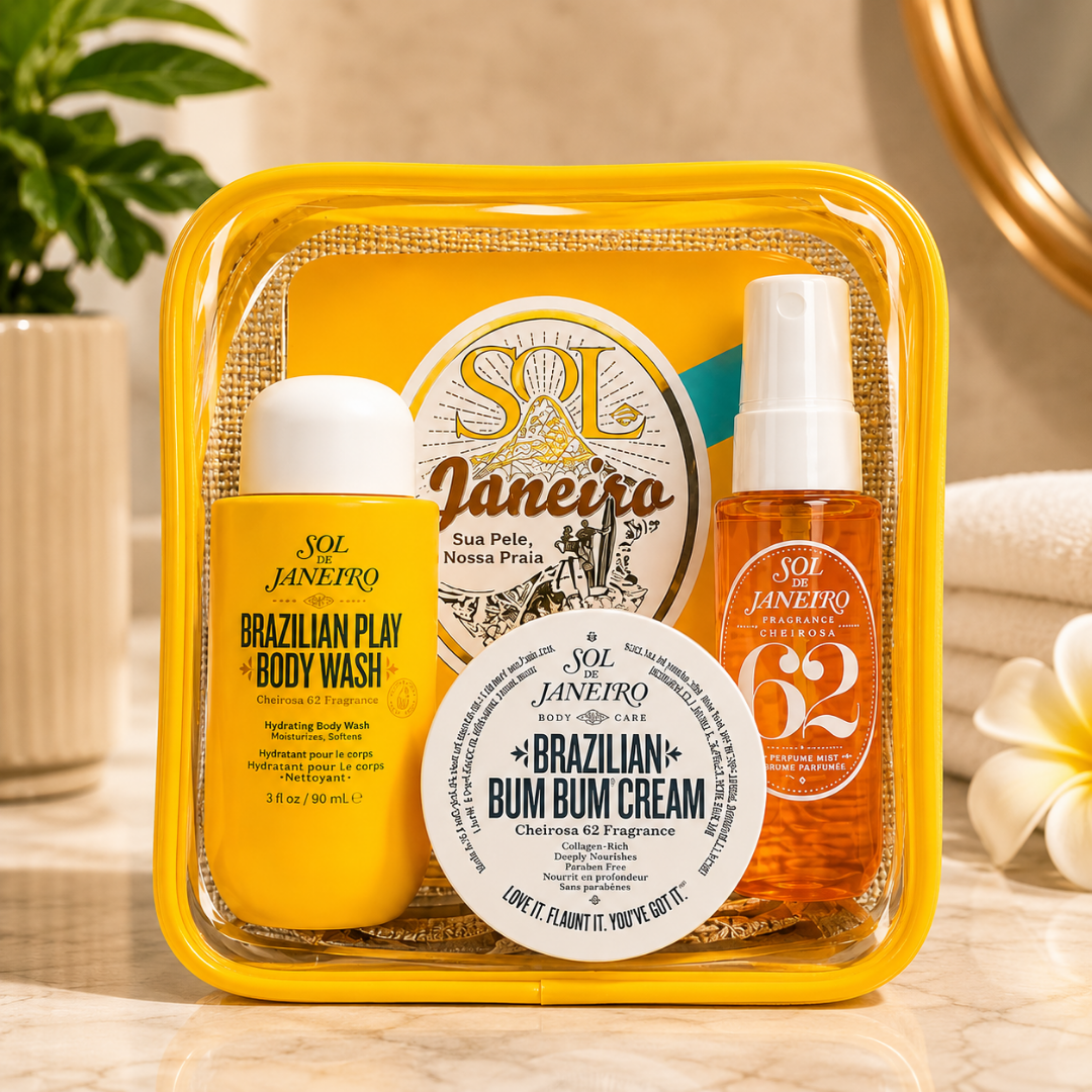 Sol de Janeiro Brazilian Bum Bum Jet Set – Travel Size Body Care & Perfume Set