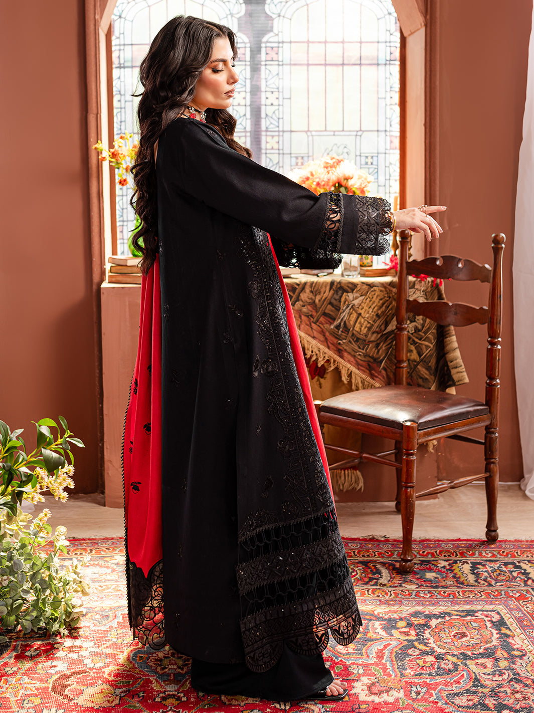 MARGARET | 3 PC KARANDI Embroidered Suit