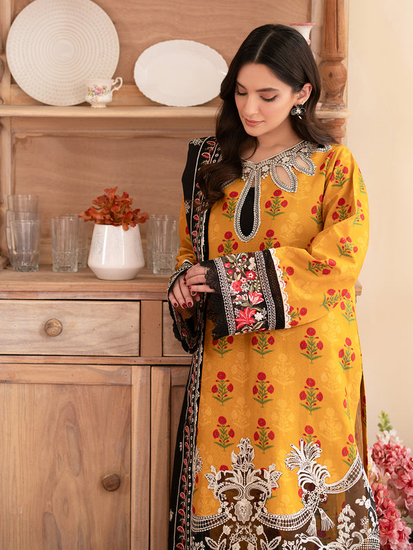 Marigold | 3 PC Khaddar Embroidered Suits