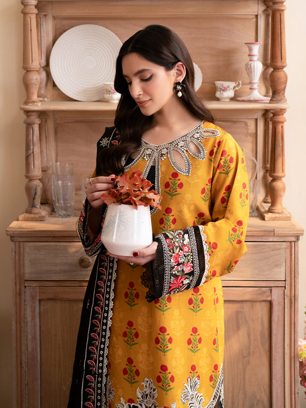 Marigold | 3 PC Khaddar Embroidered Suits