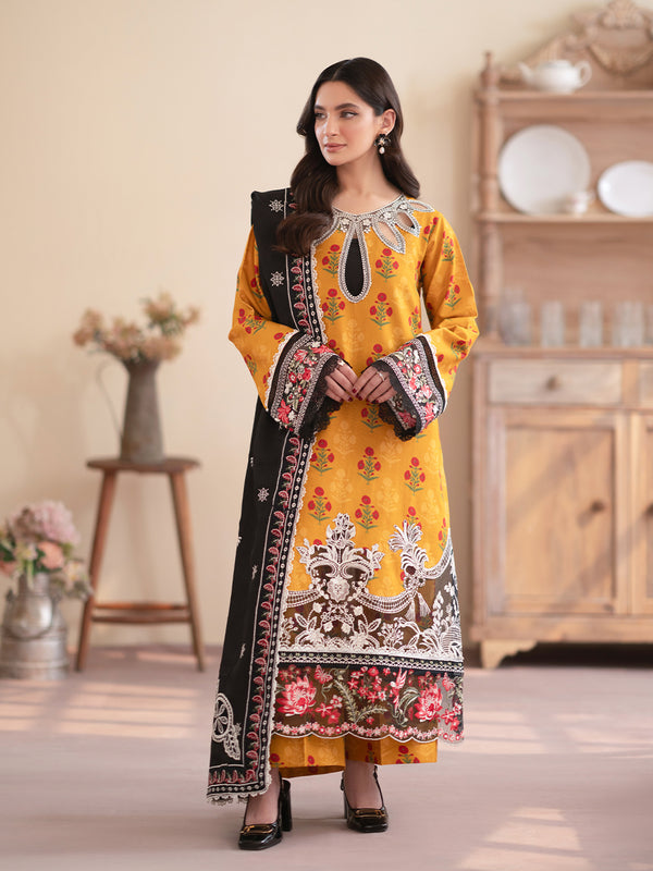 Marigold | 3 PC Khaddar Embroidered Suits