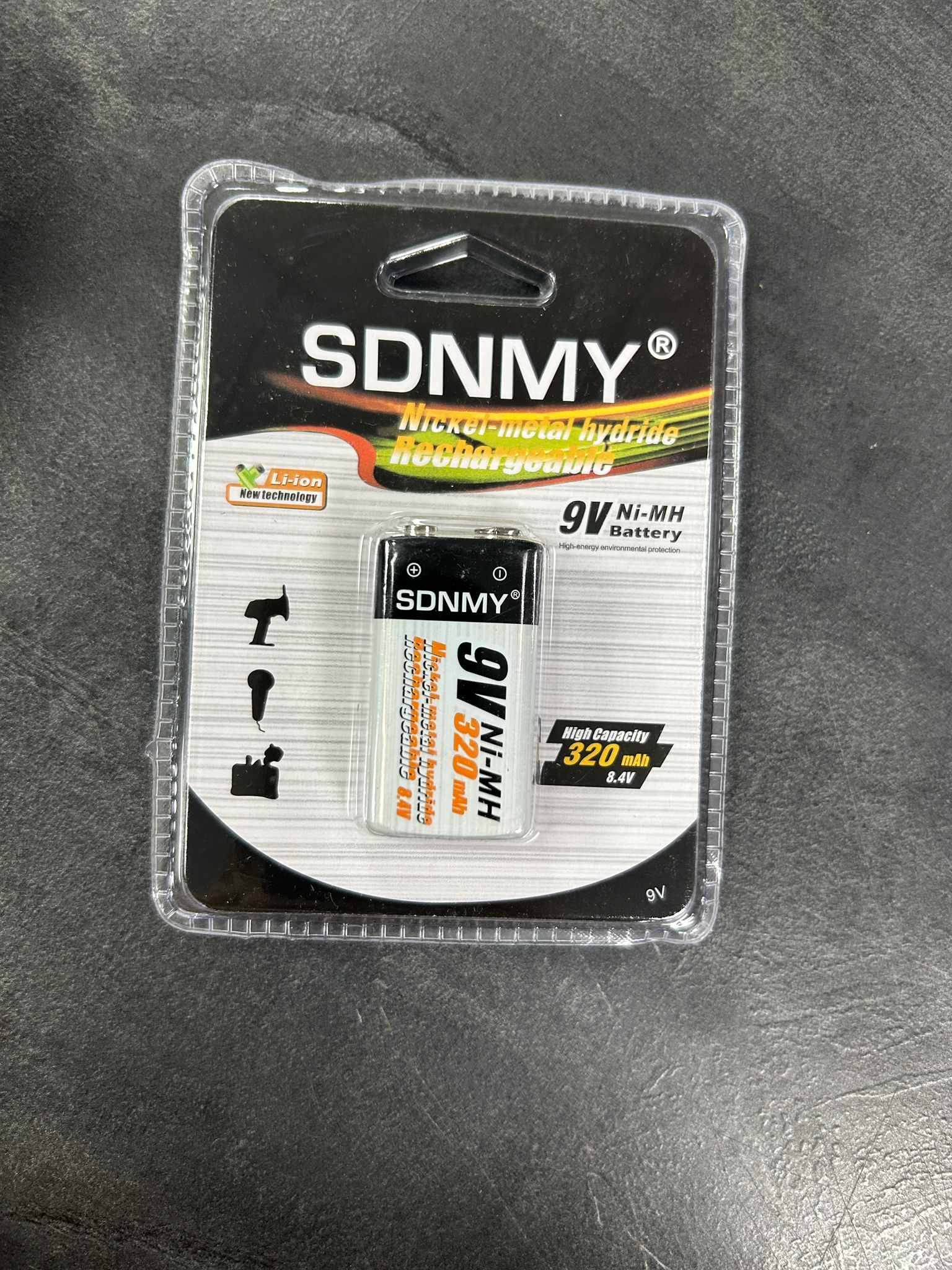 9V RECHARGEABLE BATTERY