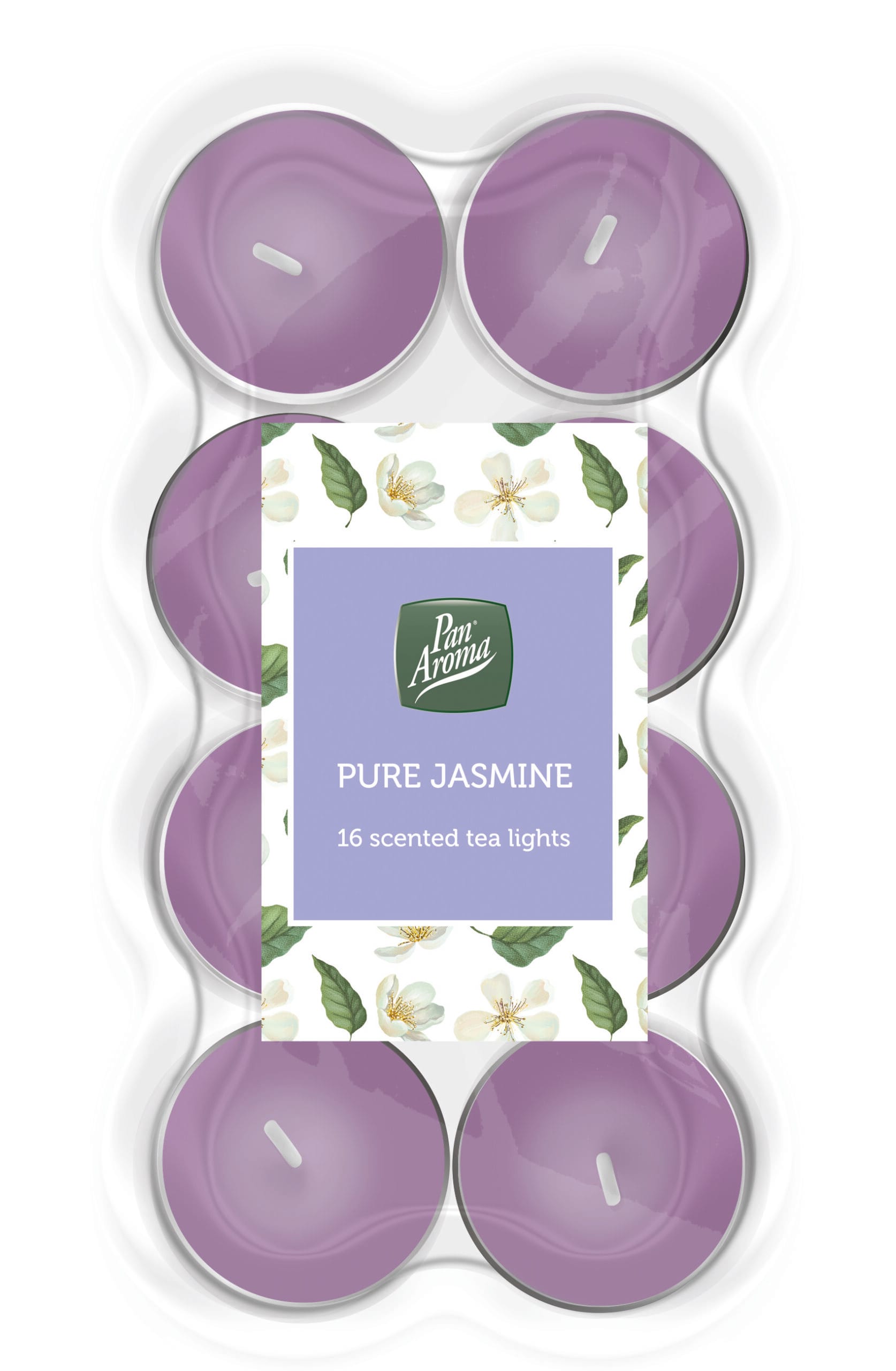 PAN AROMA TEA CANDLE JASMINE 16'S