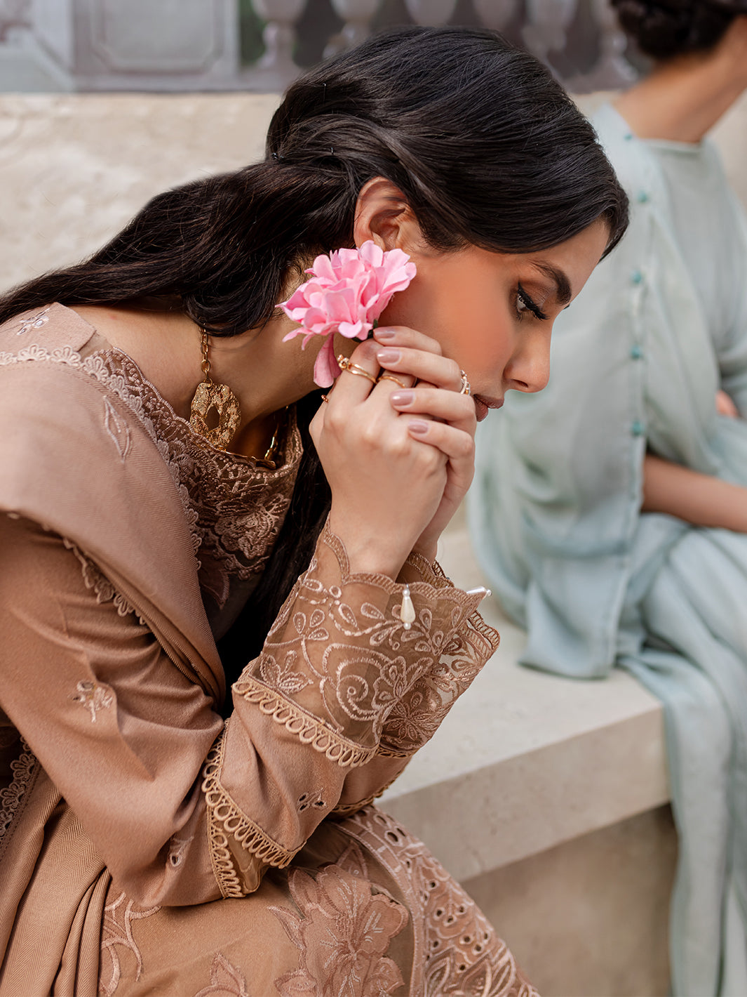 PENELOPE | 3 PC KARANDI Embroidered Suit