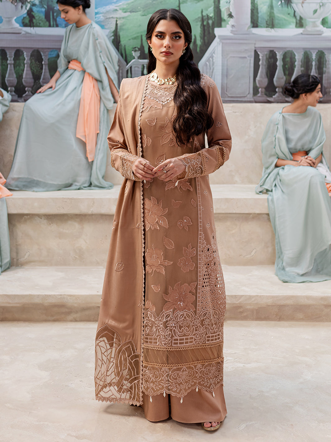 PENELOPE | 3 PC KARANDI Embroidered Suit