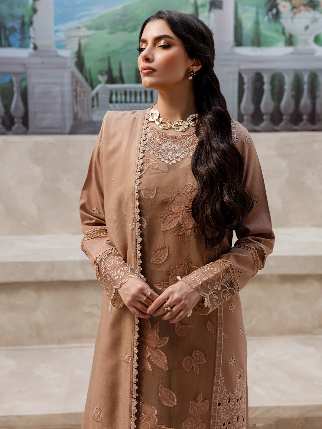 PENELOPE | 3 PC KARANDI Embroidered Suit