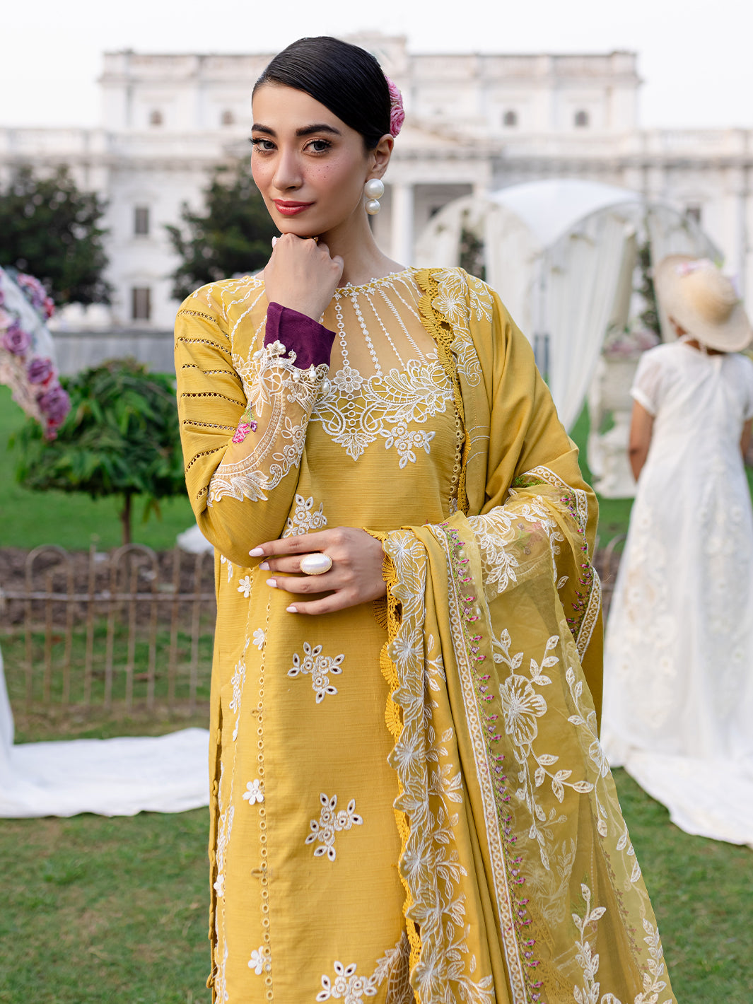 PN-11 | Panache 3Pcs Embroidered Khaddar Suit