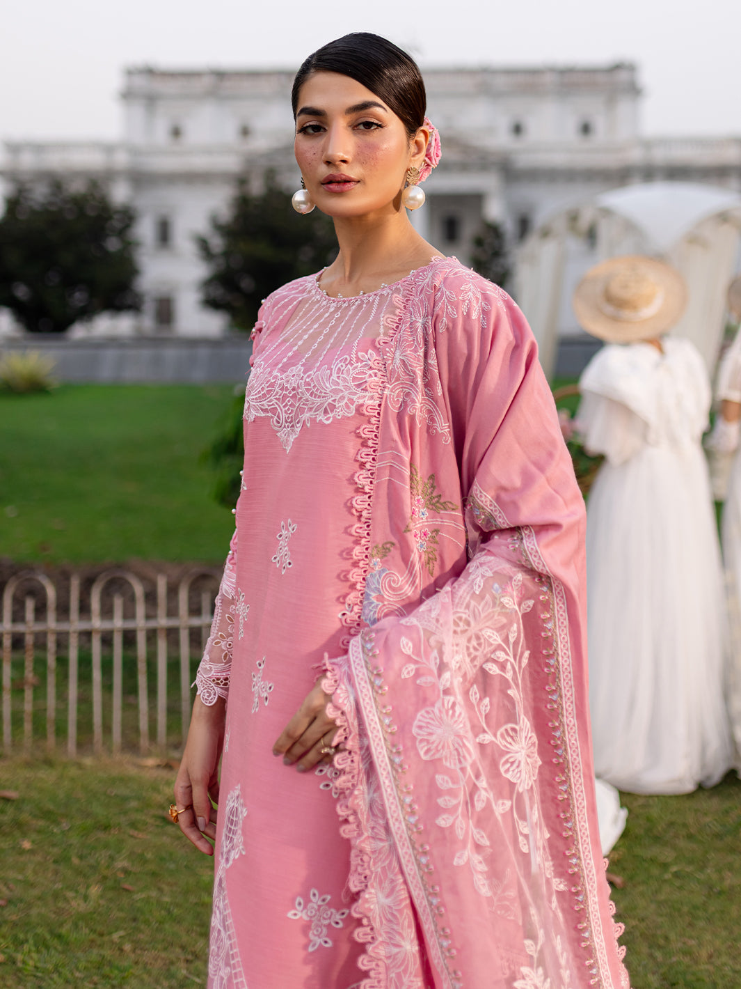 PN-12 | Panache 3Pcs Embroidered Khaddar Suit