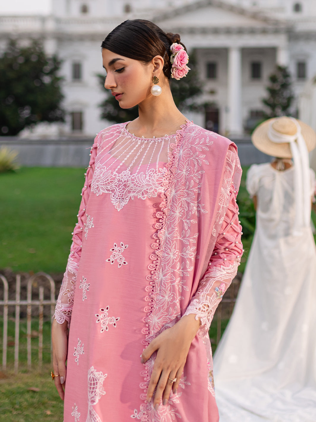 PN-12 | Panache 3Pcs Embroidered Khaddar Suit