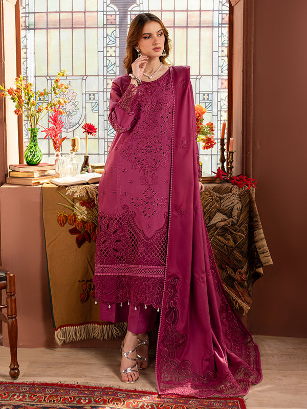 ROSAMUND| 3 PC KARANDI Embroidered Suit