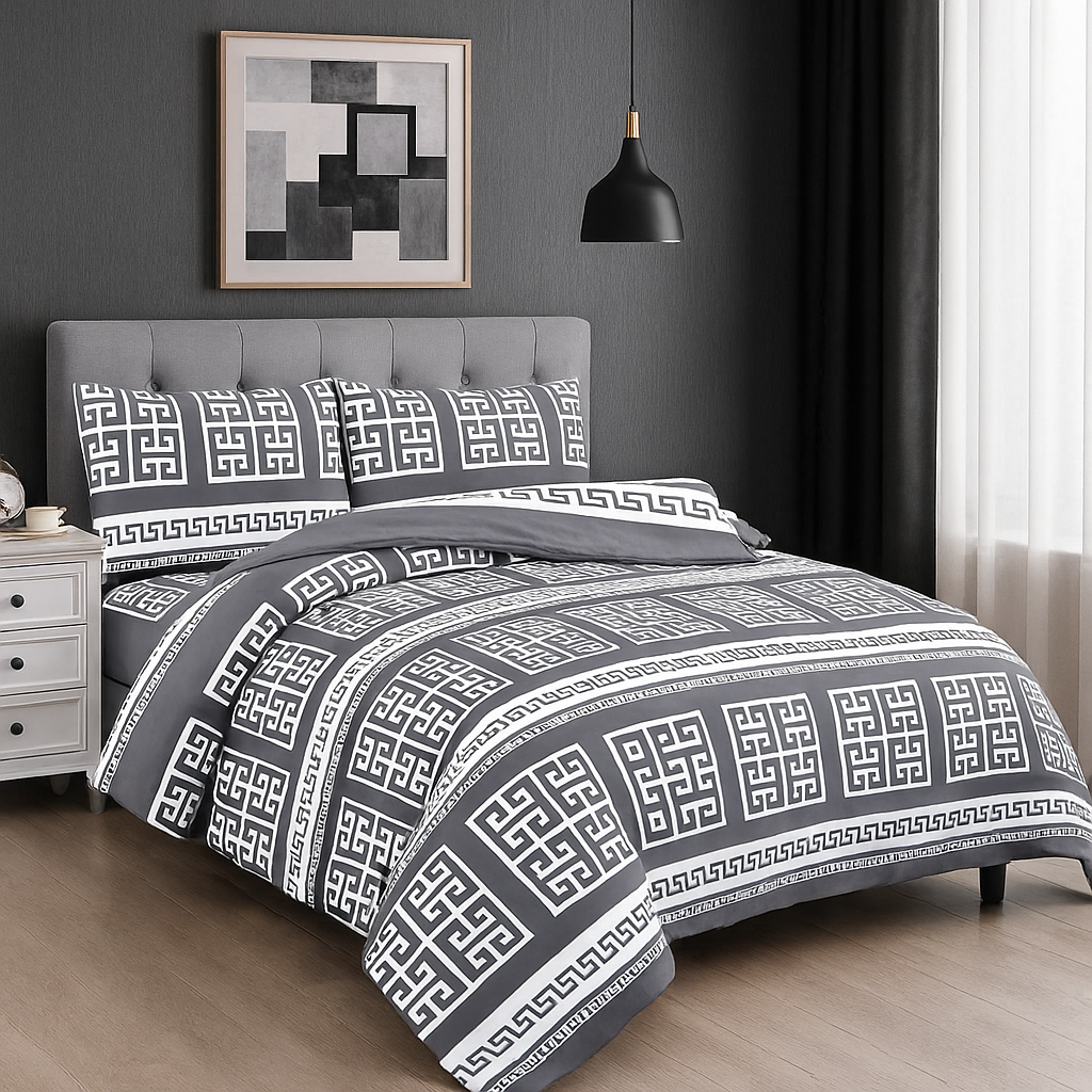 4 PIECE LUXURY BEDDING SET