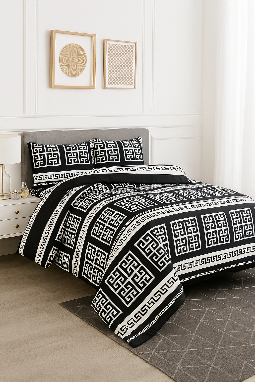 4 PIECE LUXURY BEDDING SET