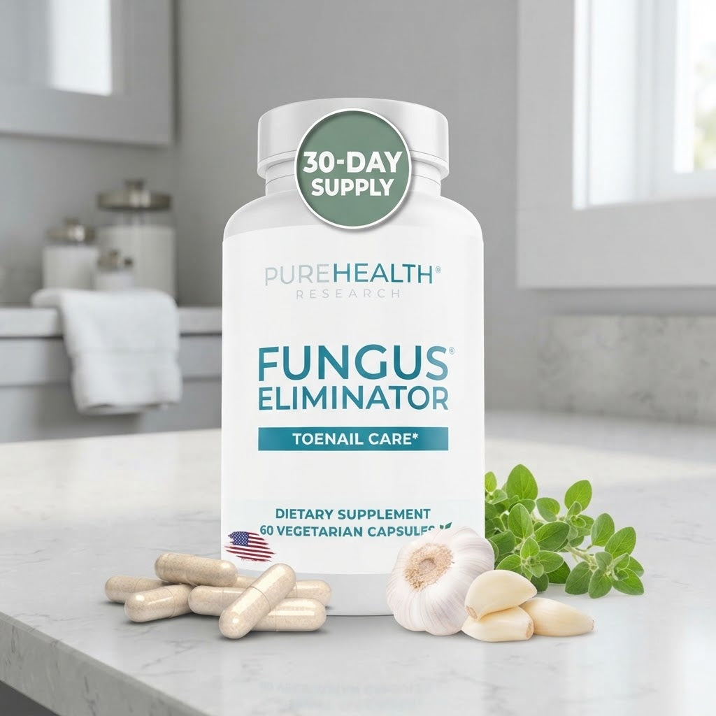 PureHealth Research Fungus Eliminator - Toenail Care Dietary Supplement (60 Vegetarian Capsules)