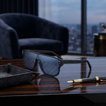 Louis Vuitton Monogram Shield Sunglasses with Dark Lenses
