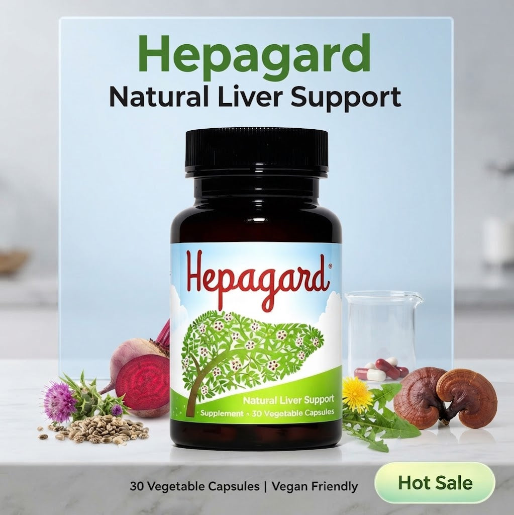 Hepagard® Natural Liver Support Supplement – 30 Vegetable Capsules