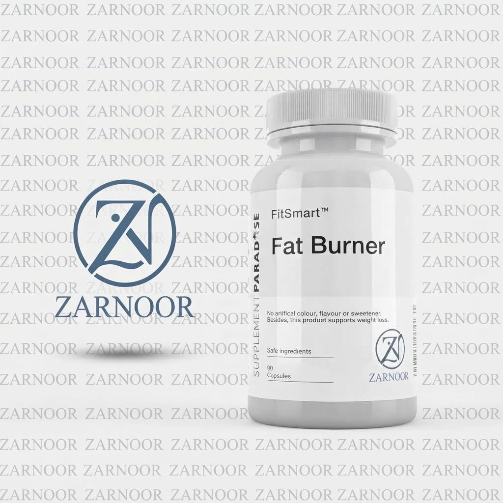 FitSmart Fat Burner Safe Ingredients Dietary Supplement - 90 Capsules zarnoor