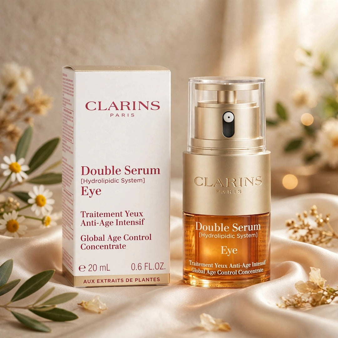Clarins Double Serum Eye, Global Age Control Concentrate, 20 ml / 0.6 Fl. Oz.