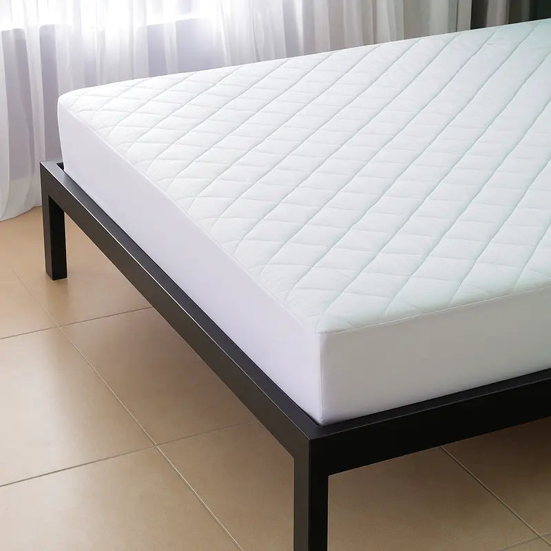 Luxury Quilted Mattress Protector Extra Deep Fitted Breathable Mattress emphasizing hypoallergenic benefits and allergen barrier.