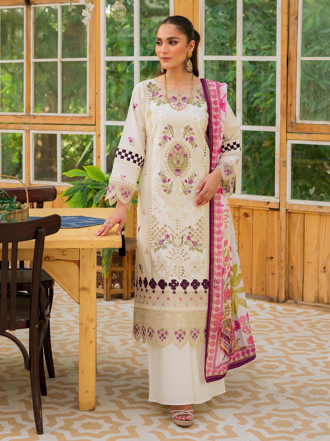 Luxury 3 Pc Lawn Collection Bella By Zarnoor