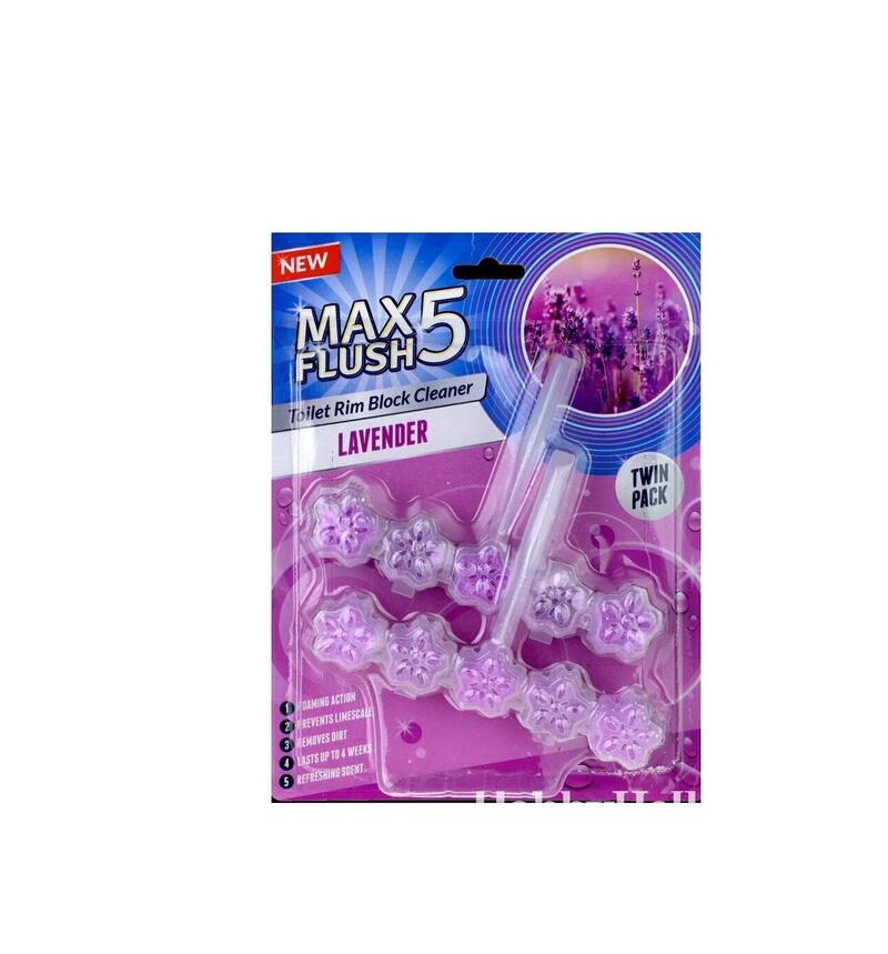 MAX FRESH 5 TOILET HANGER LAVENDER