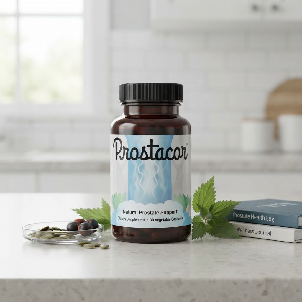 Prostacor™ Natural Prostate Support – Dietary Supplement (30 Vegetable Capsules)