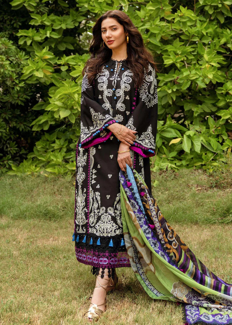 SIRAA BY SADAF 3PC EMBROIDERED LAWN