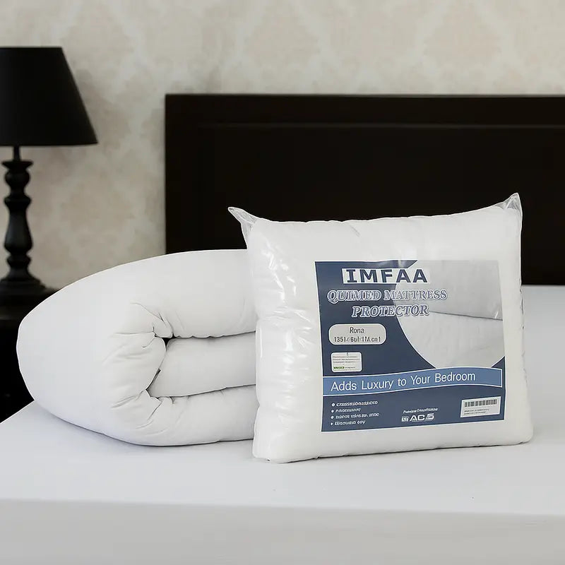Luxury Quilted Mattress Protector Extra Deep Fitted Breathable Mattress easy to care for and machine washable for long-lasting use.