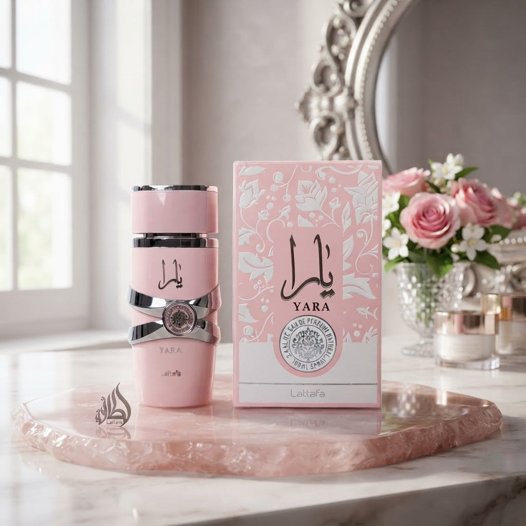 Lattafa Yara Eau de Parfum - Pink Luxury Fragrance Spray (100 ml / 3.4 Fl Oz)