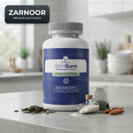 Zarnoor SlimSure Fat Burner Premium With Glucomannan, Green Tea, Vitamin B6 and Chromium Picolinate Food Supplement - 60 Capsules Zarnoor