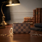 Louis Vuitton Damier Ebene Canvas Key Pouch / Cles