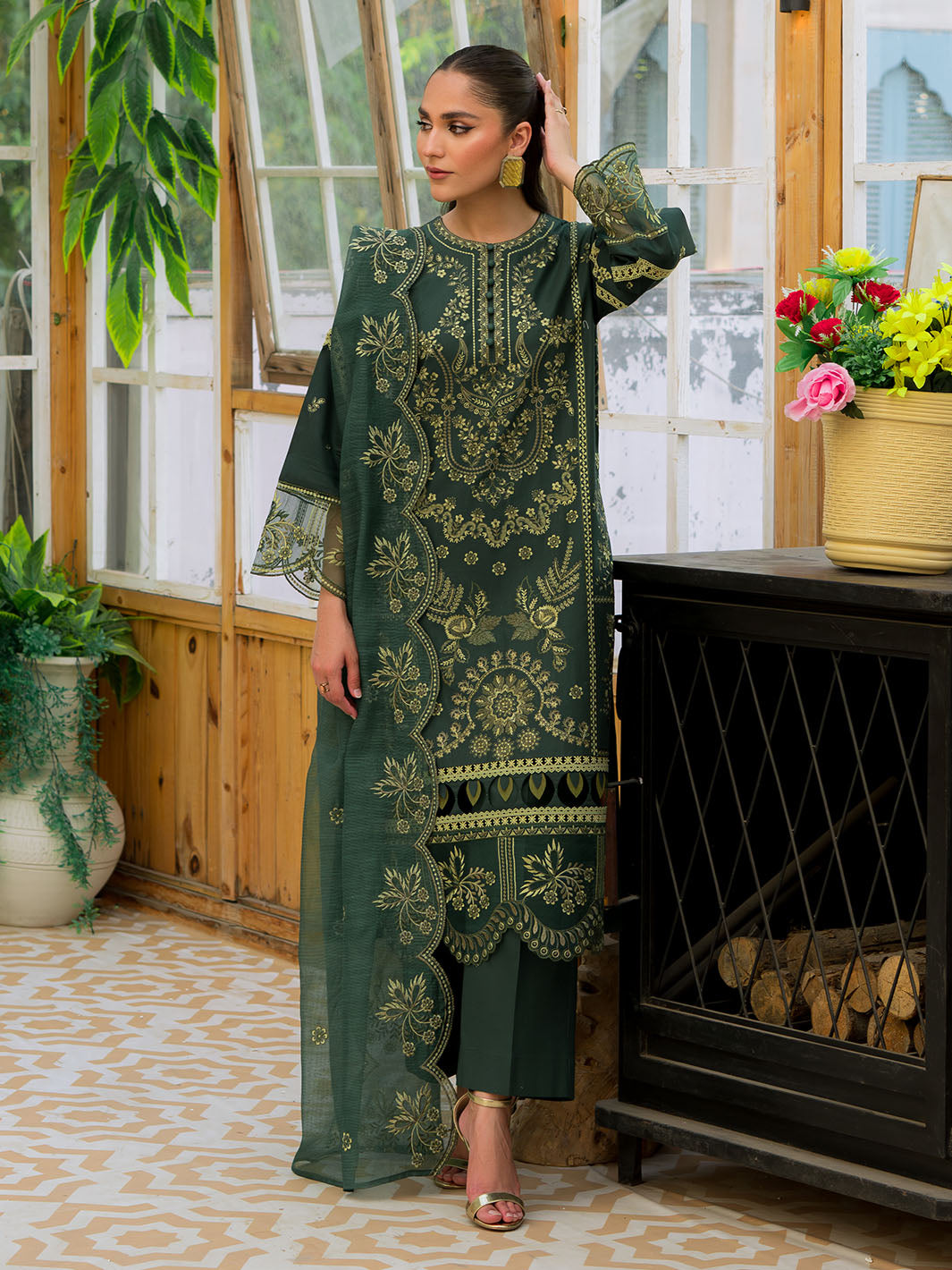 Luxury 3 Pc Lawn Collection Bella By Zarnoor