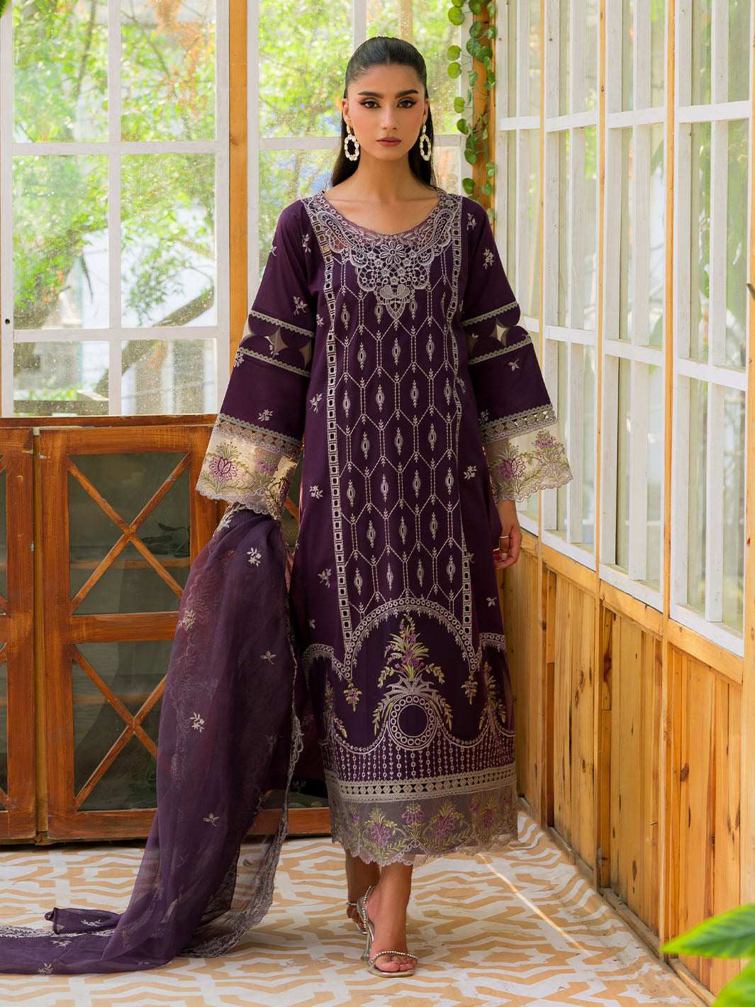 Luxury 3 Pc Lawn Collection Bella By Zarnoor