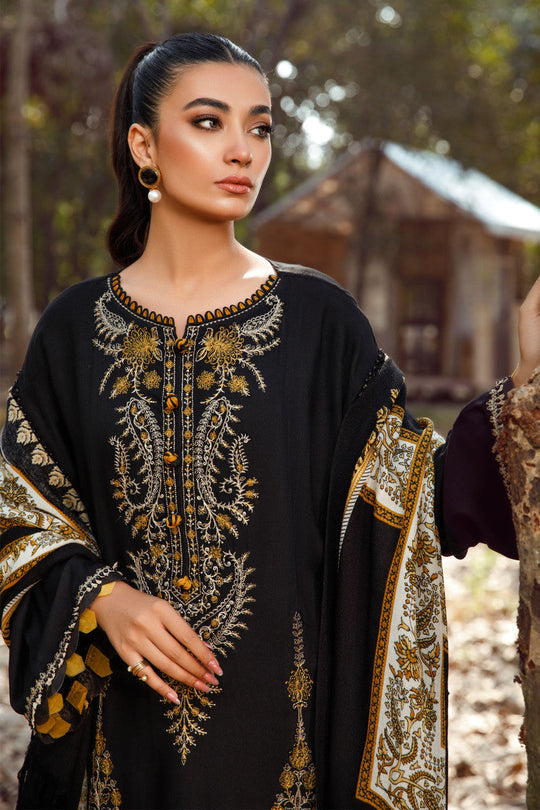 MARIA B - 3PC KHADDAR EMBROIDERED SUIT