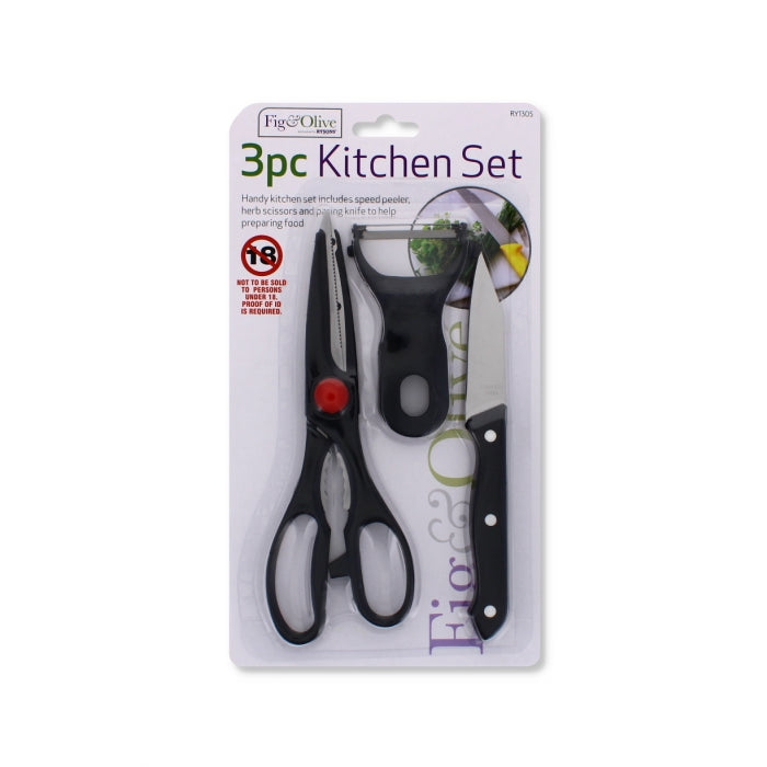 3 PC KITCHEN SET