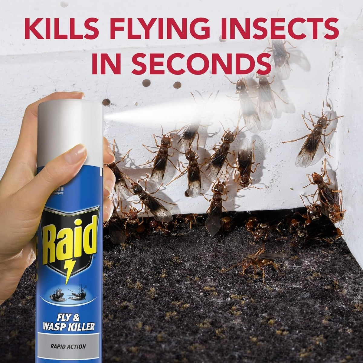 RAID FLY & WASP KILLER 300ML