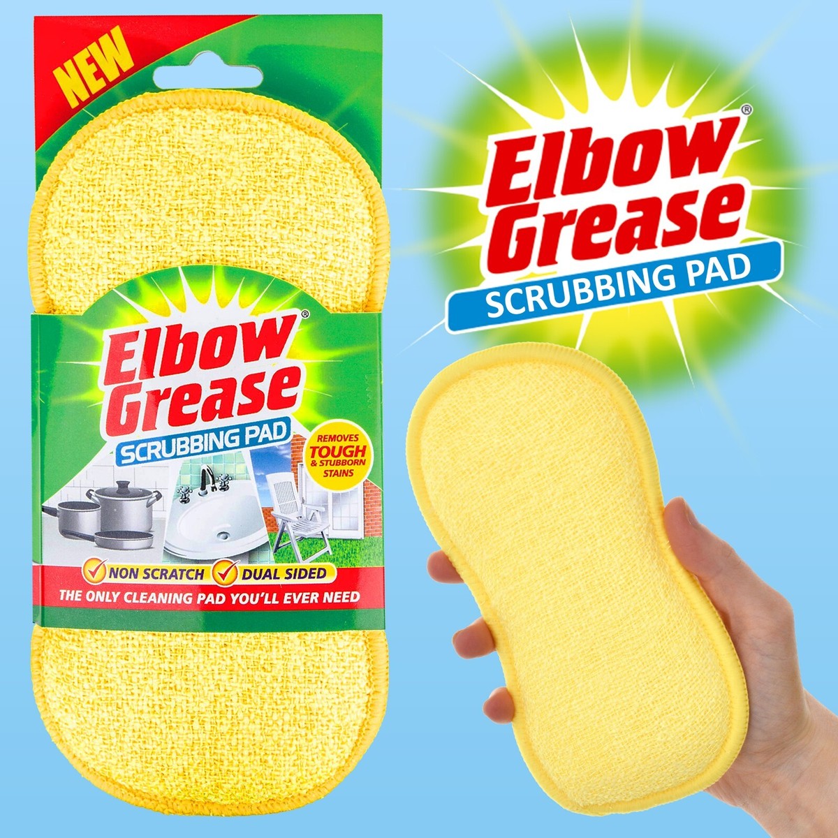 ELBOW GREASE SCRUBBING PAD TOUGH