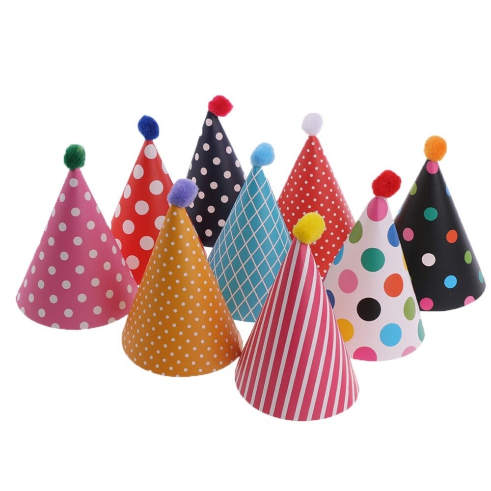 PARTY HATS 6PC PACK