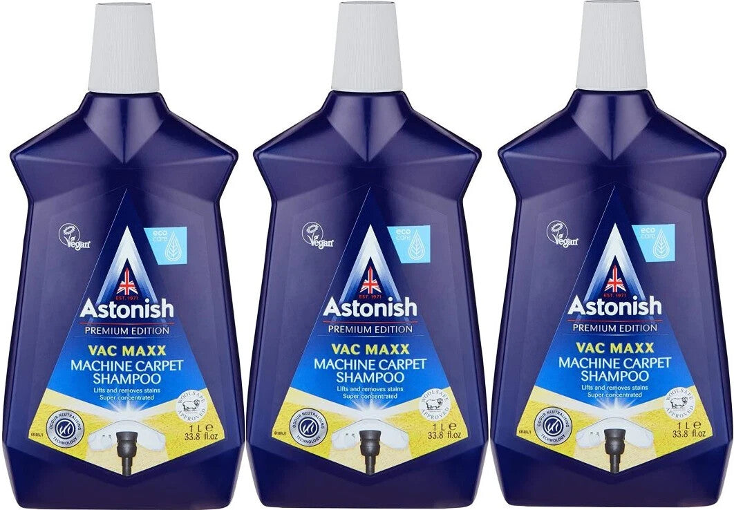 ASTONISH VAC MACHINE SHAMPOO 1 LTR