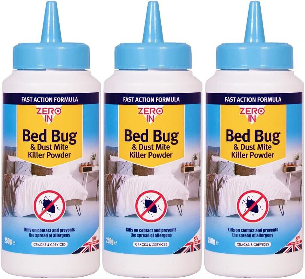 ZERO IN BED BUG & MITE KILLER POWDER 250G