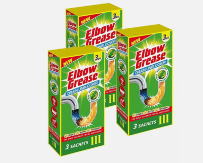 ELBOW GREASE DRAIN UNBLOCKER 2'S